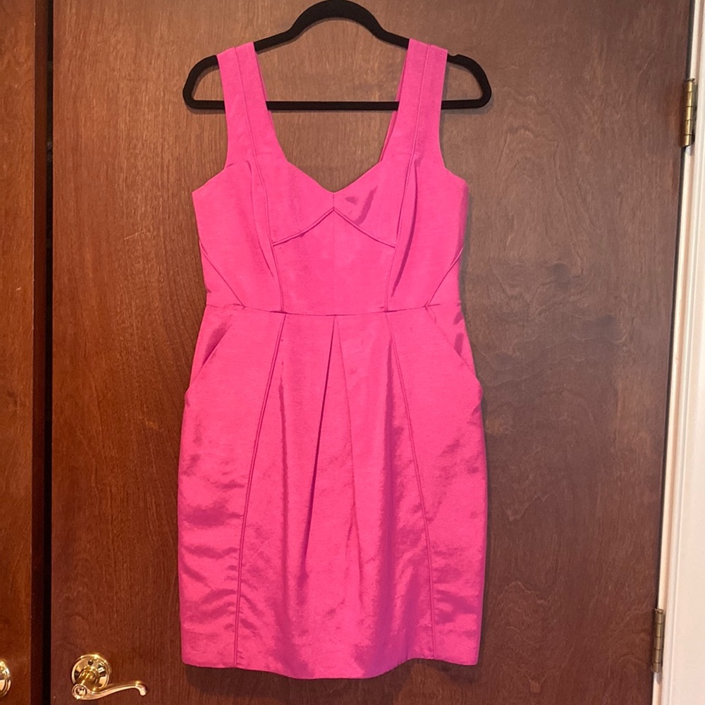 Shoshanna Pink mini dress with pockets